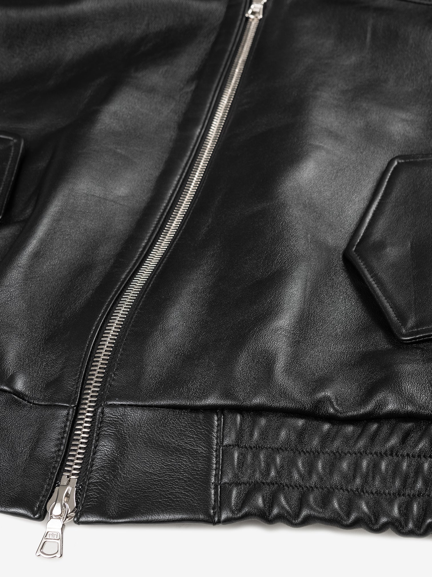 LEATHER BLOUSON