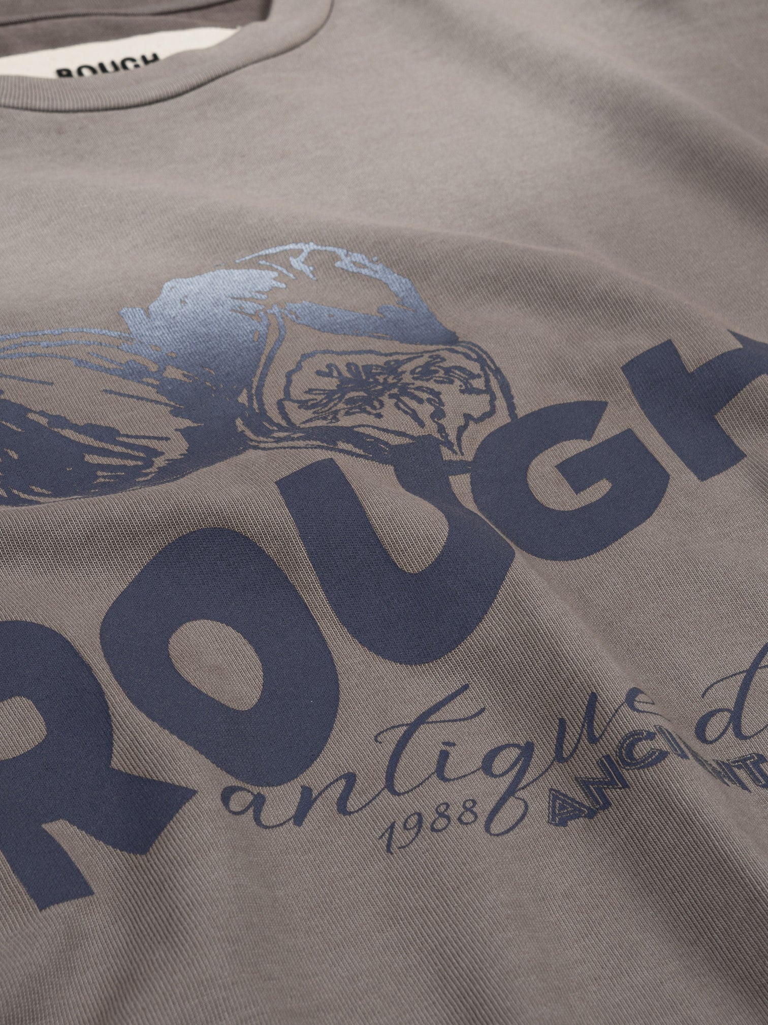 BLEACHED VINTAGE FIG T-SHIRT