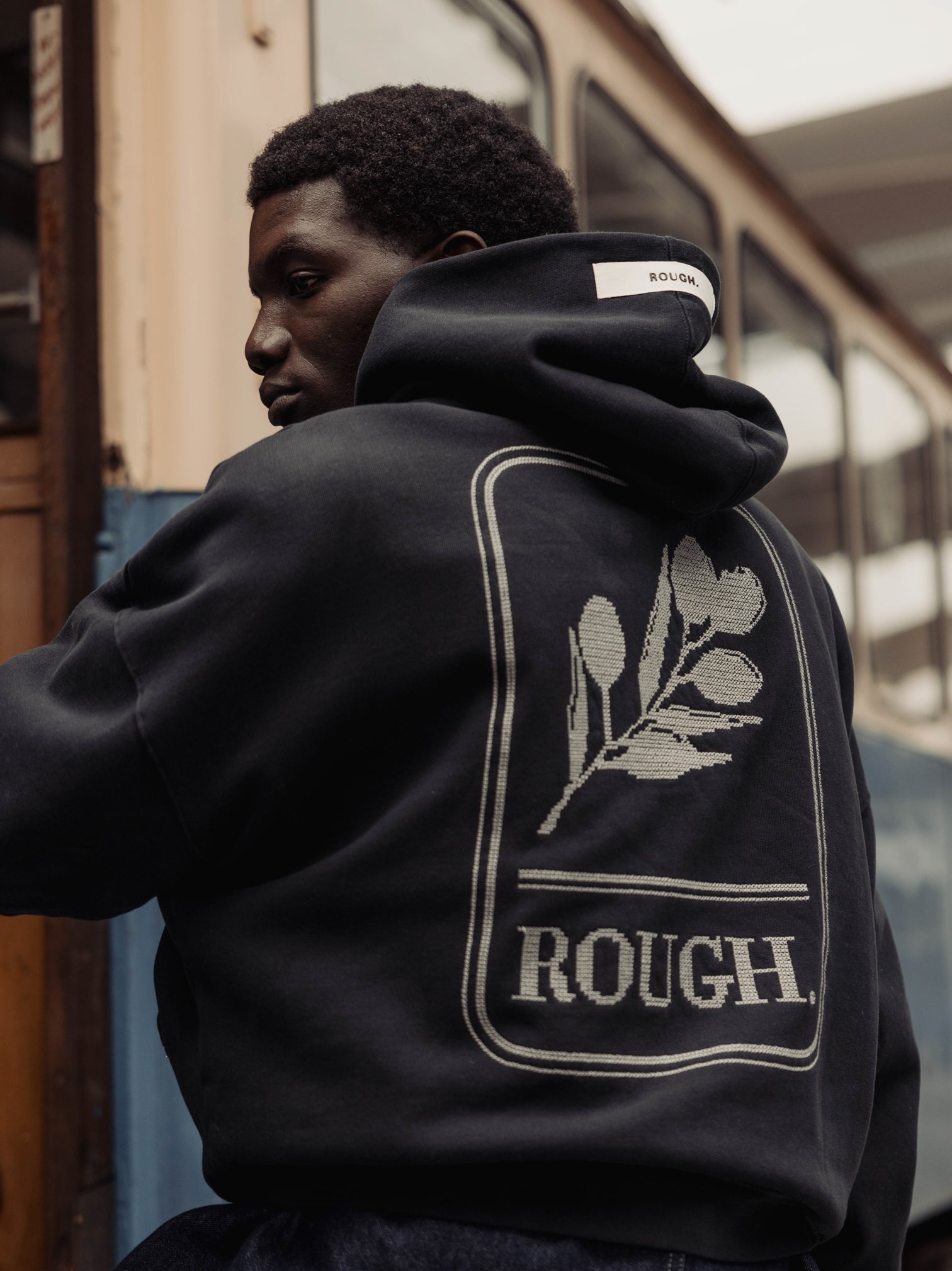 OLIVE EMBLEM HOODIE