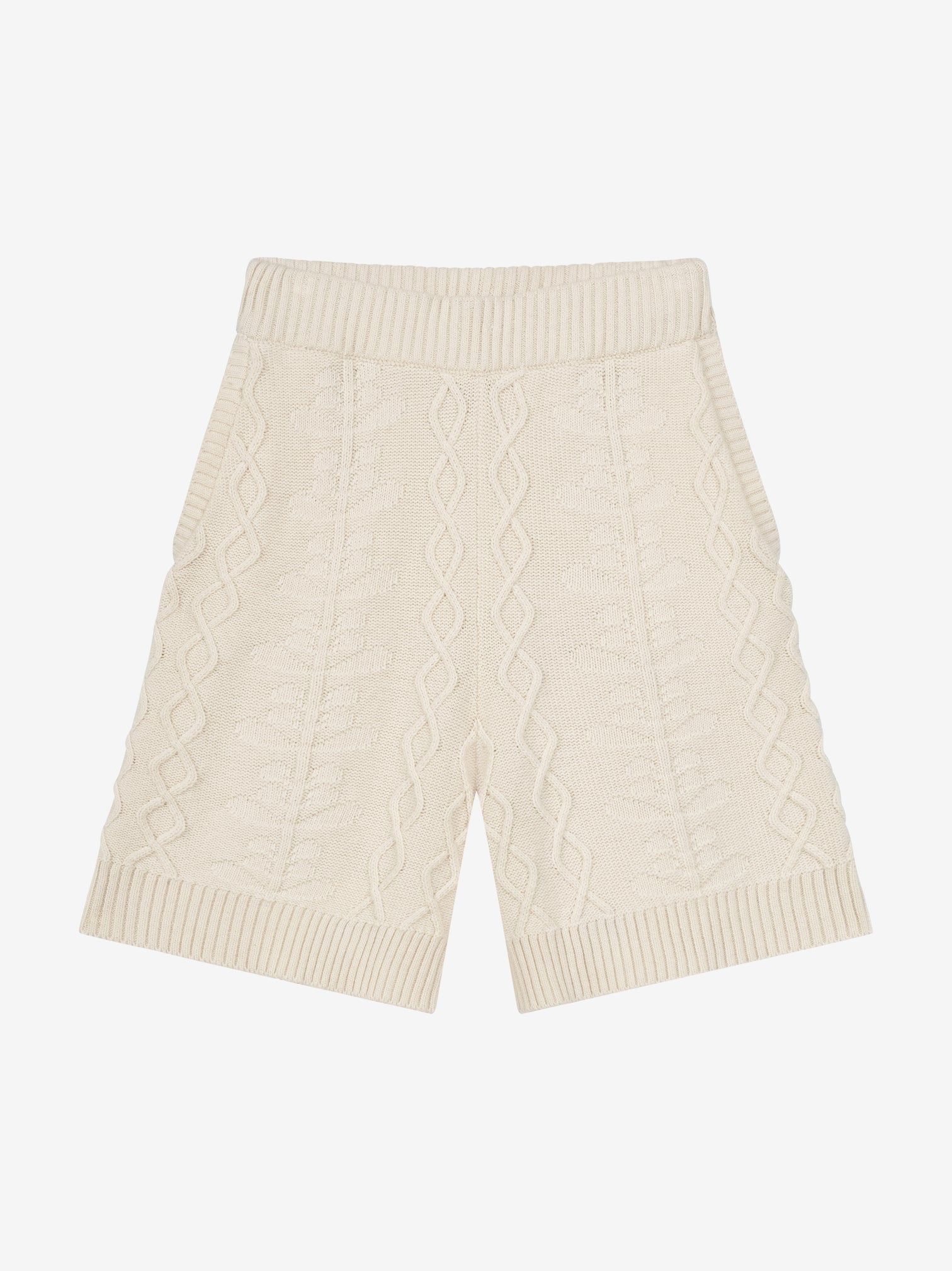 CABLE KNIT SHORTS