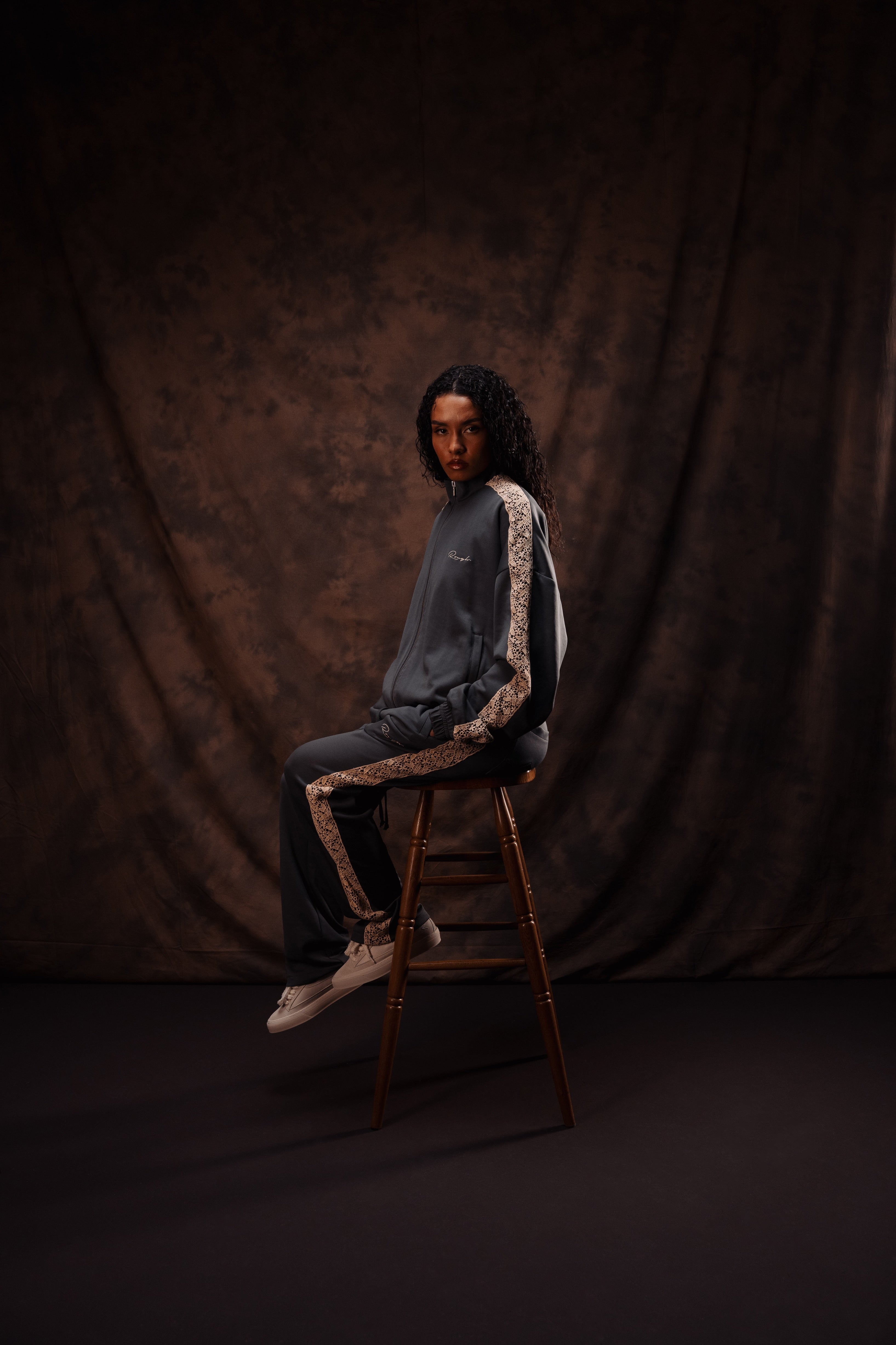 OLIVE SEME TRACK PANTS