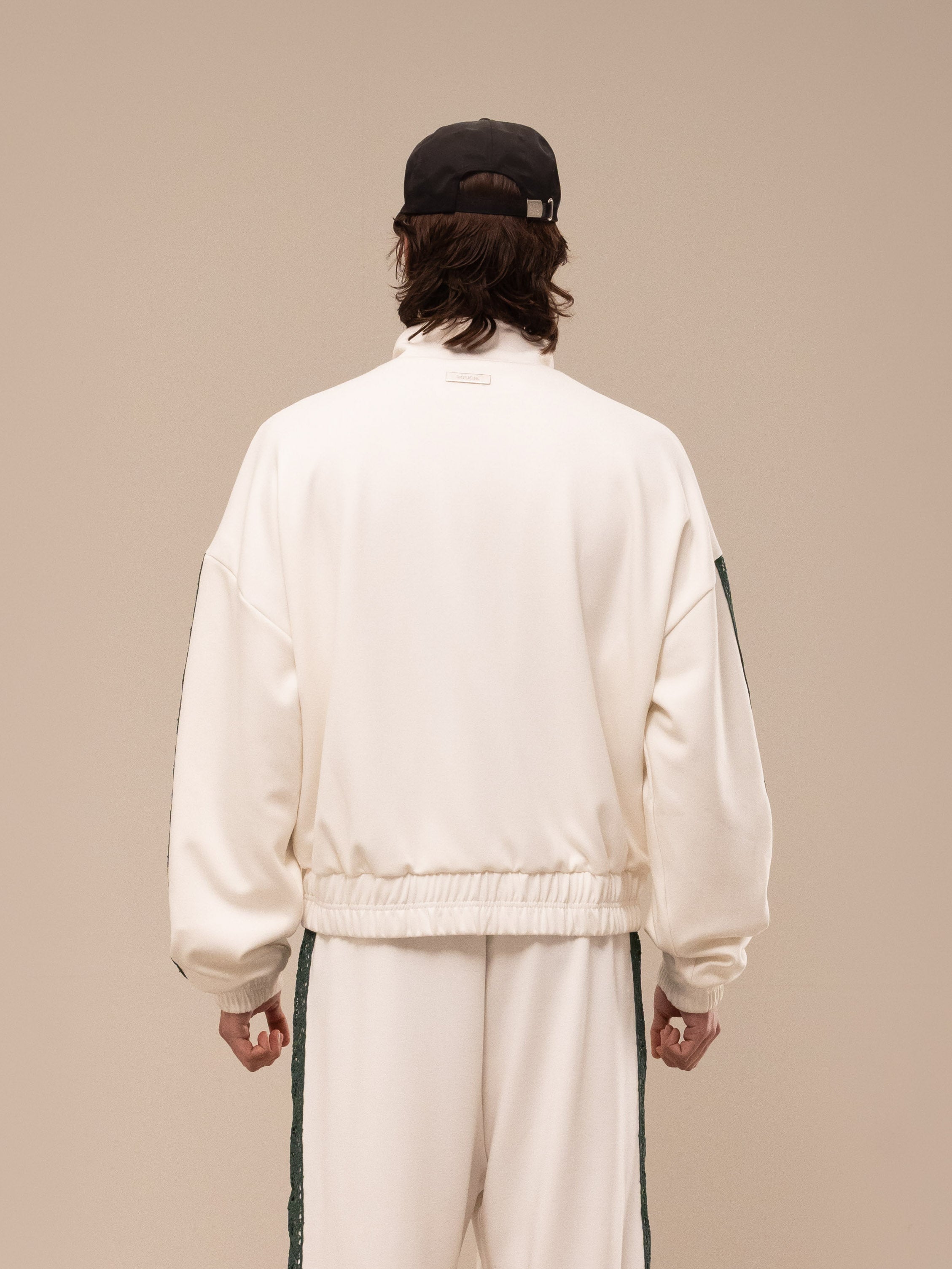 OLIVE TRACK JACKET OFF WHITE