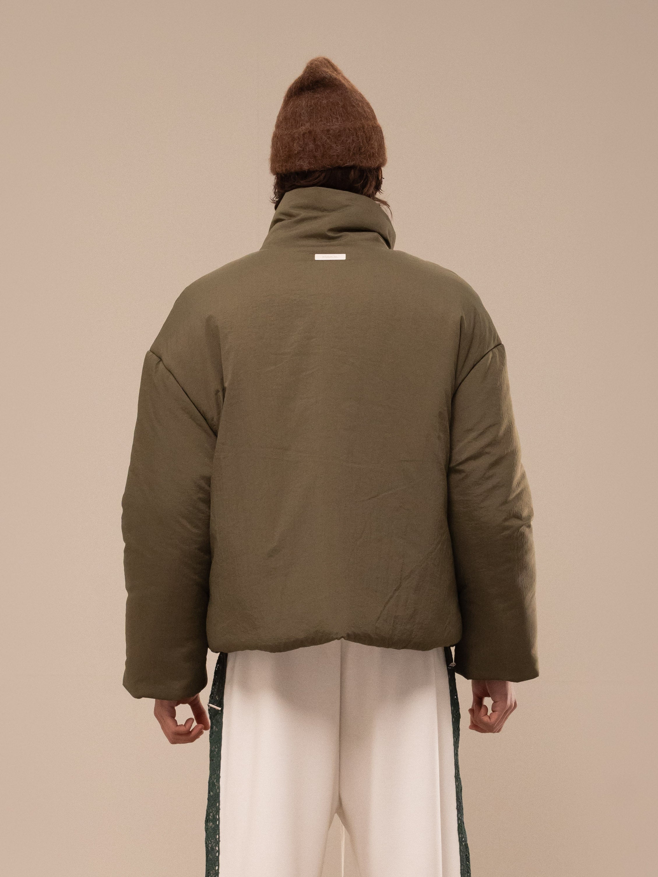 PUFFER JACKET DARK GREEN