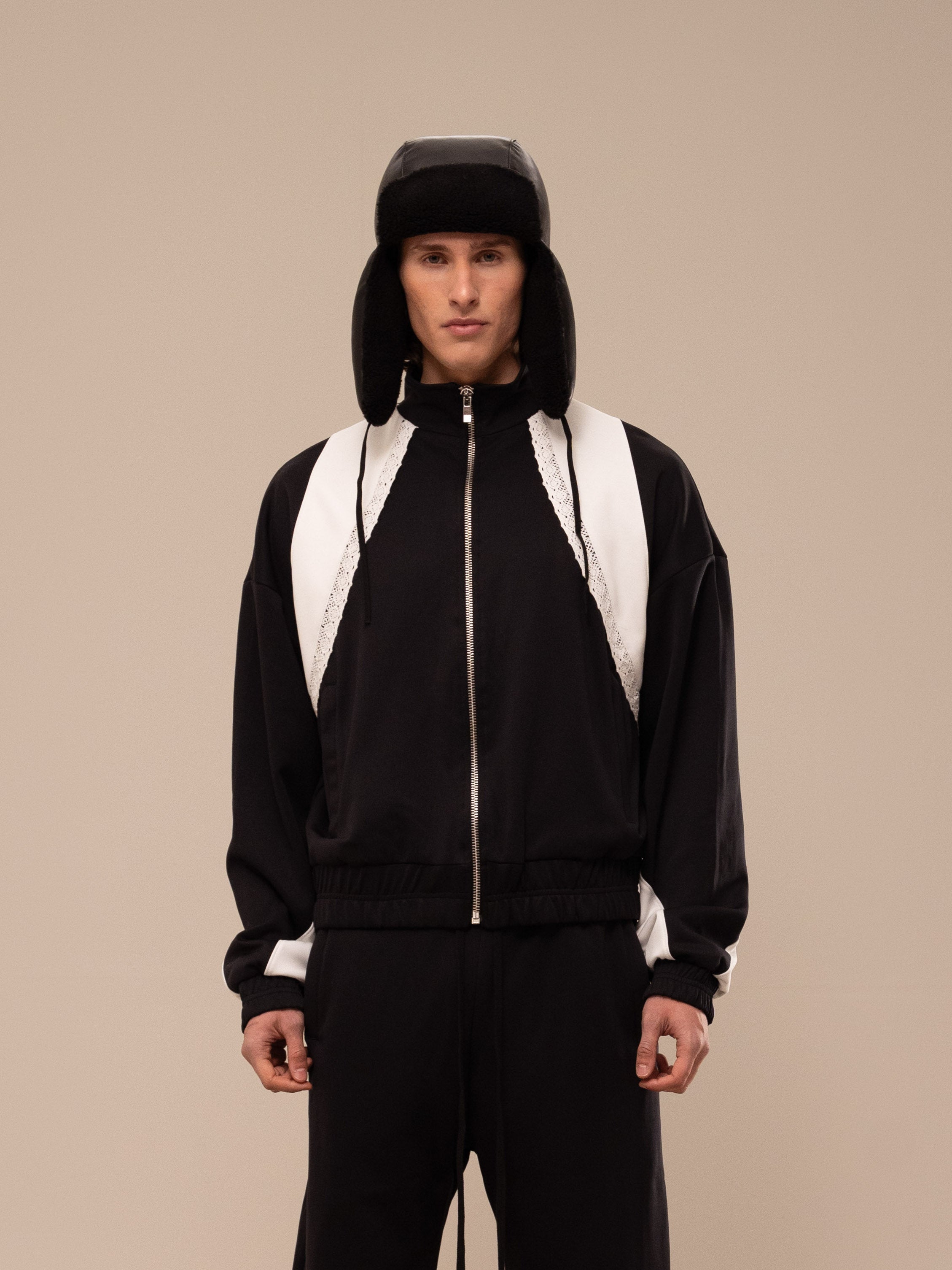 CONTRAST TRACK JACKET