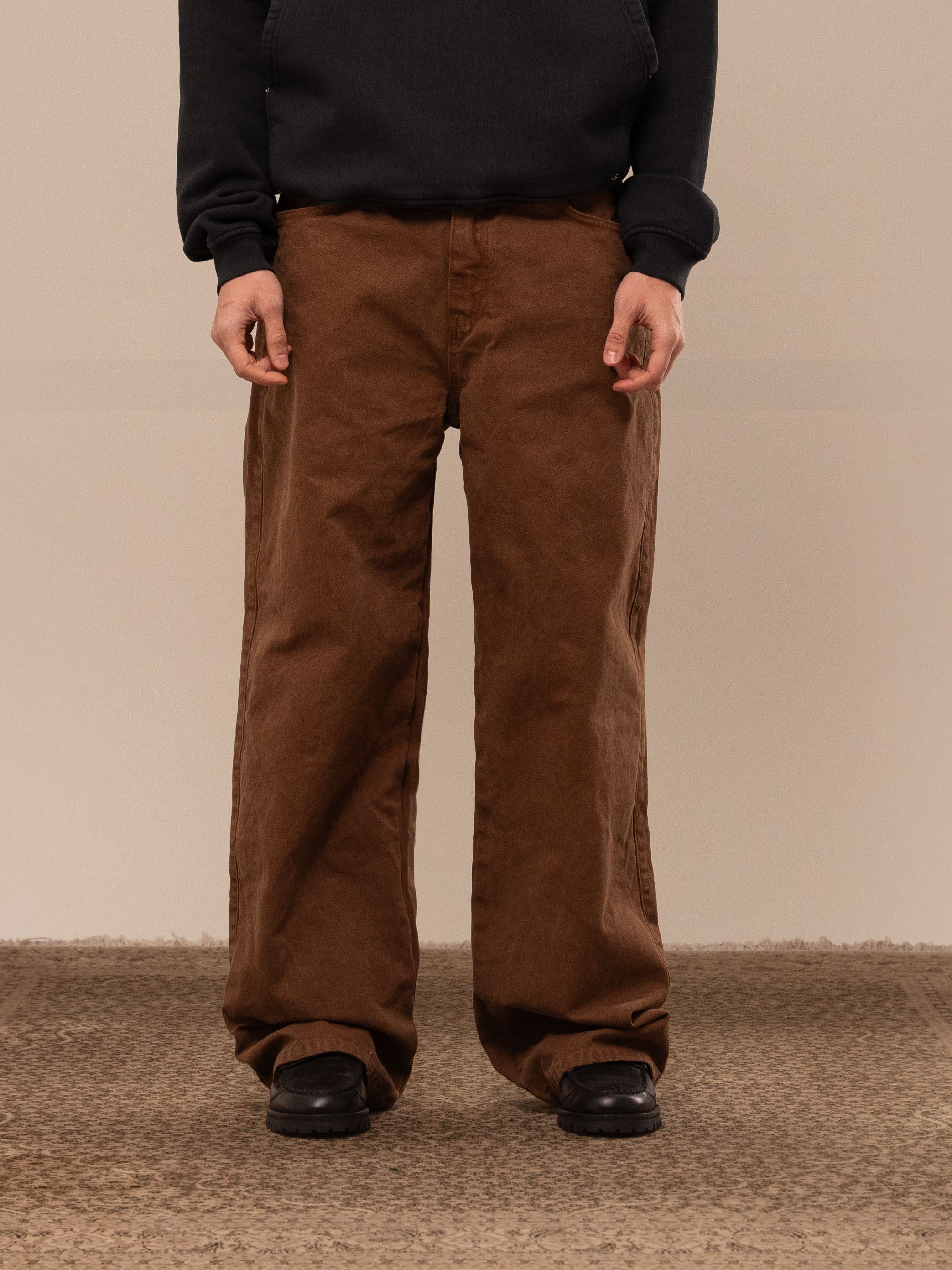 RUST DENIM PANTS
