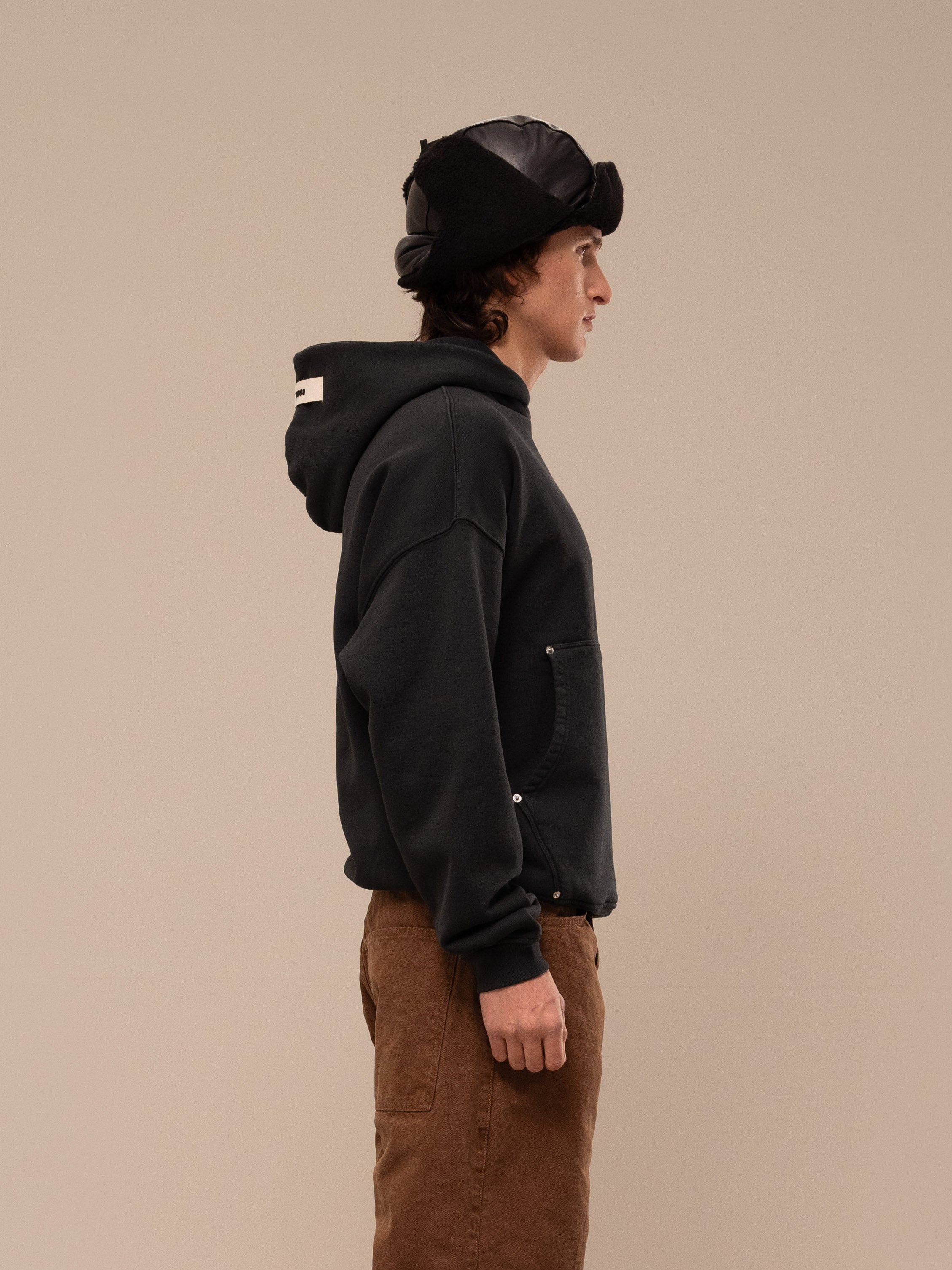 BOTANIC HOODIE BLACK