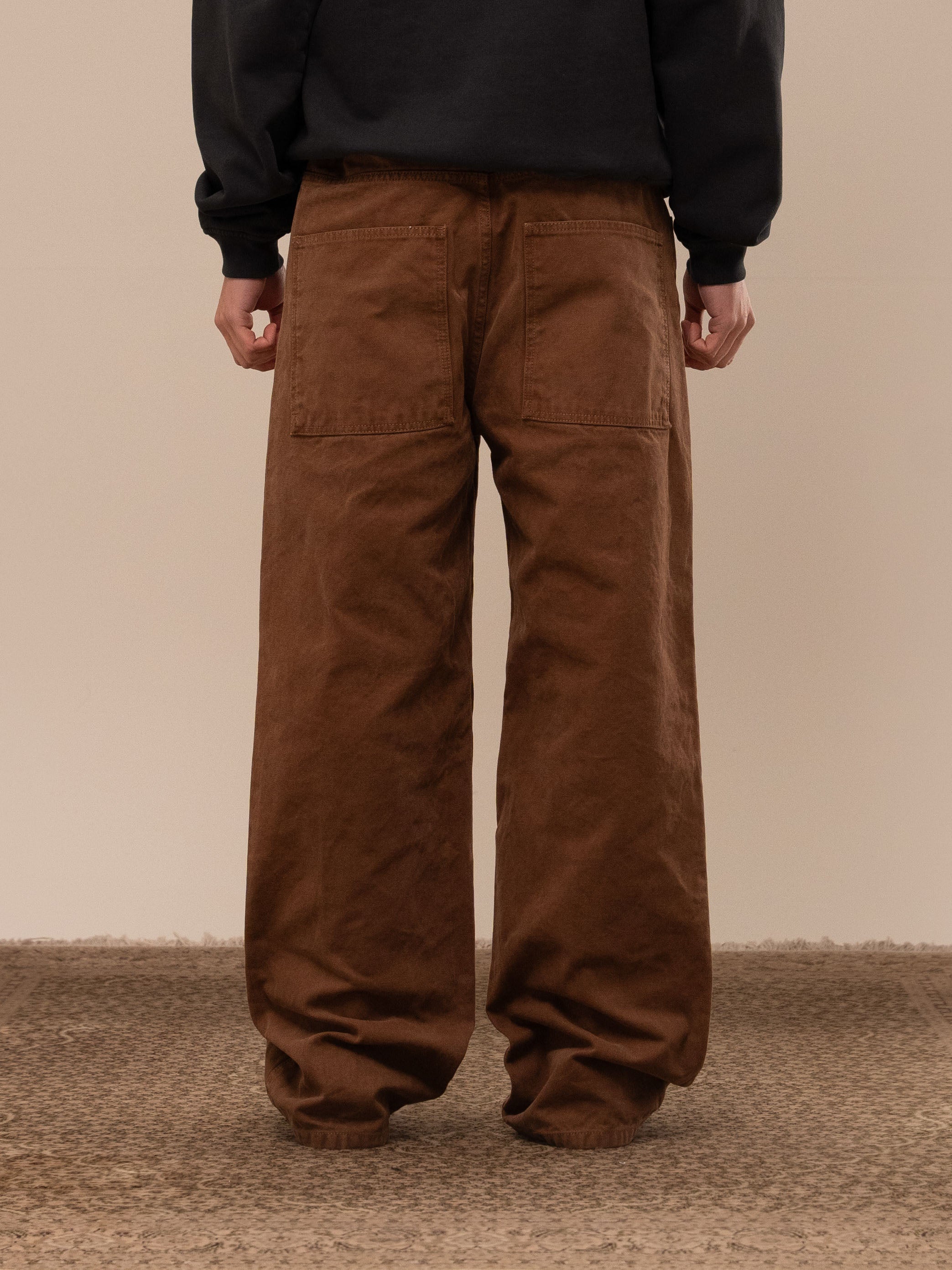 RUST DENIM PANTS