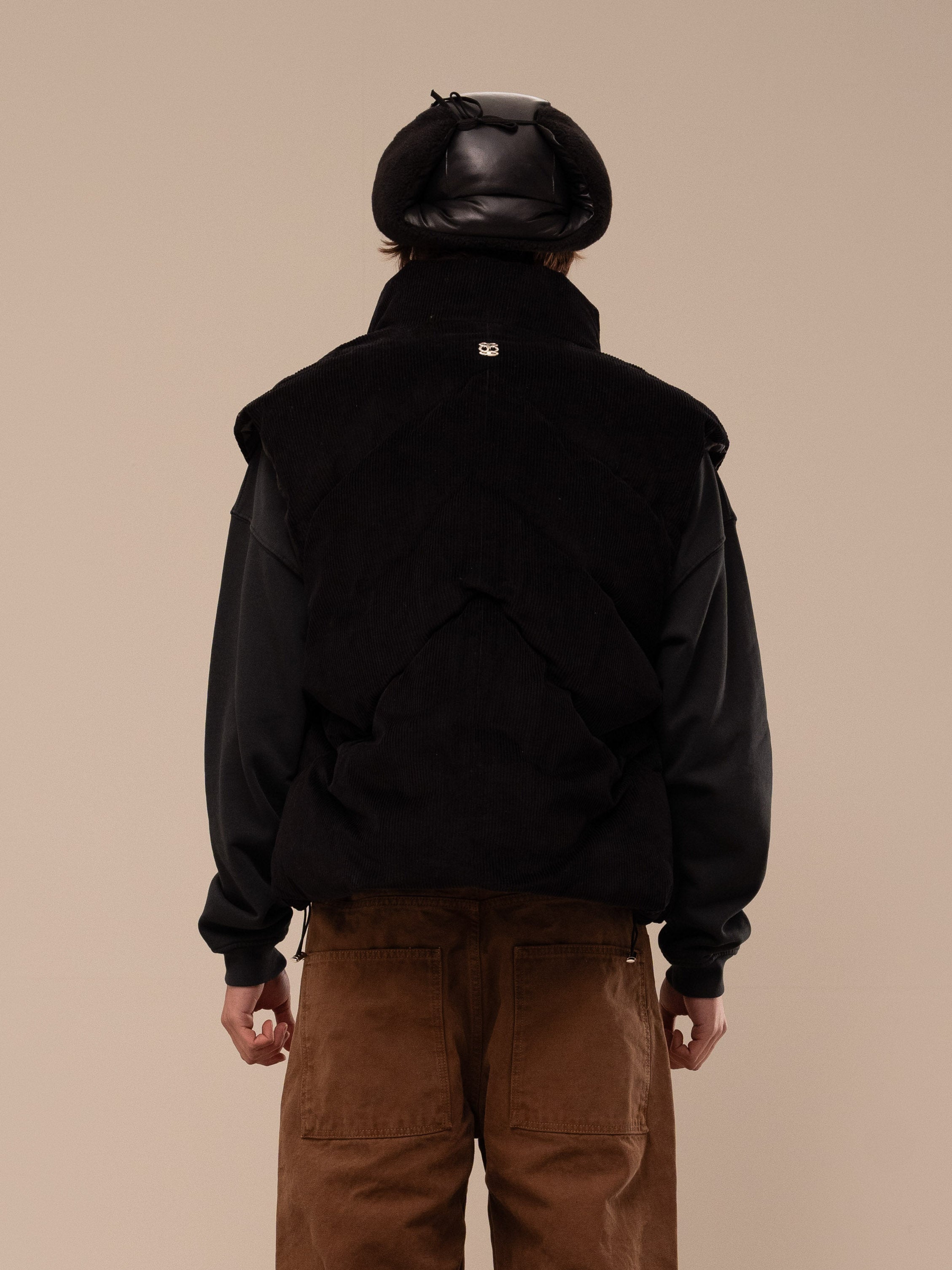 CORDUROY PUFFER VEST