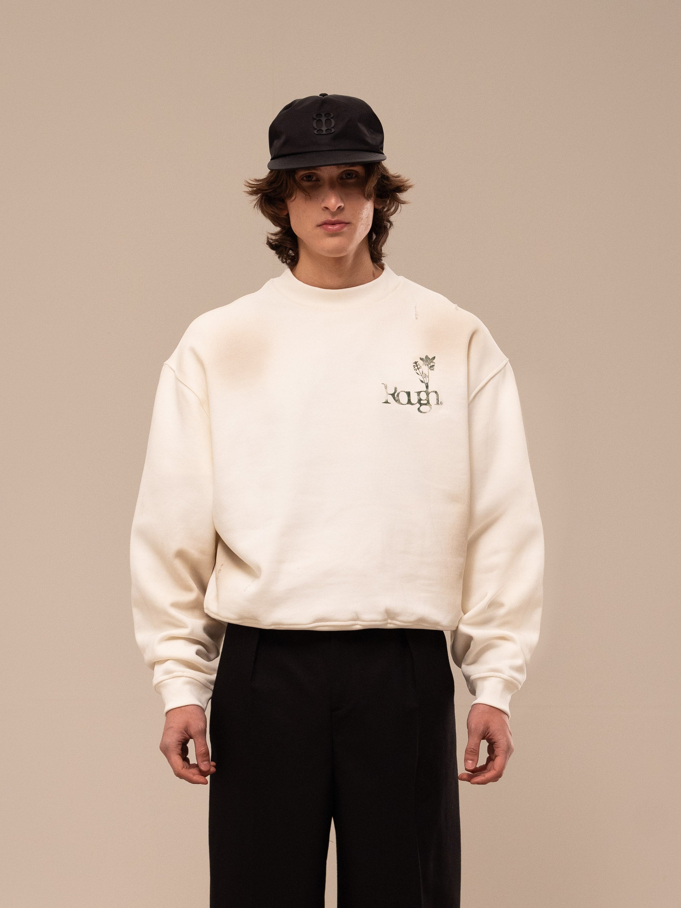 BOTANIC SWEATSHIRT OFF WHITE