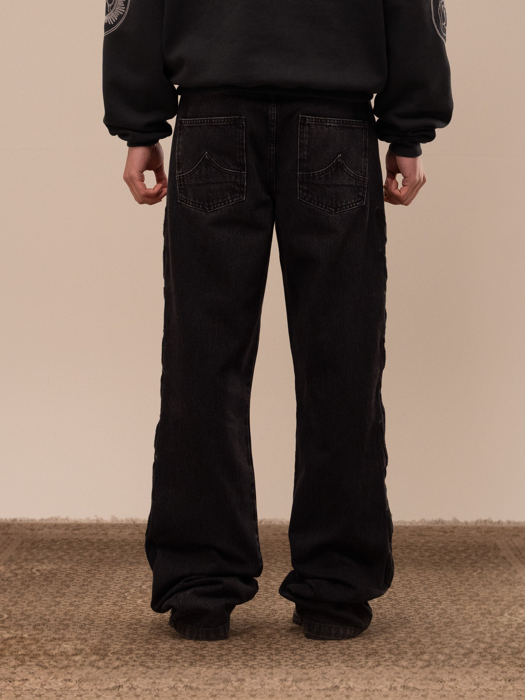 AMITY WASHED DENIM PANTS