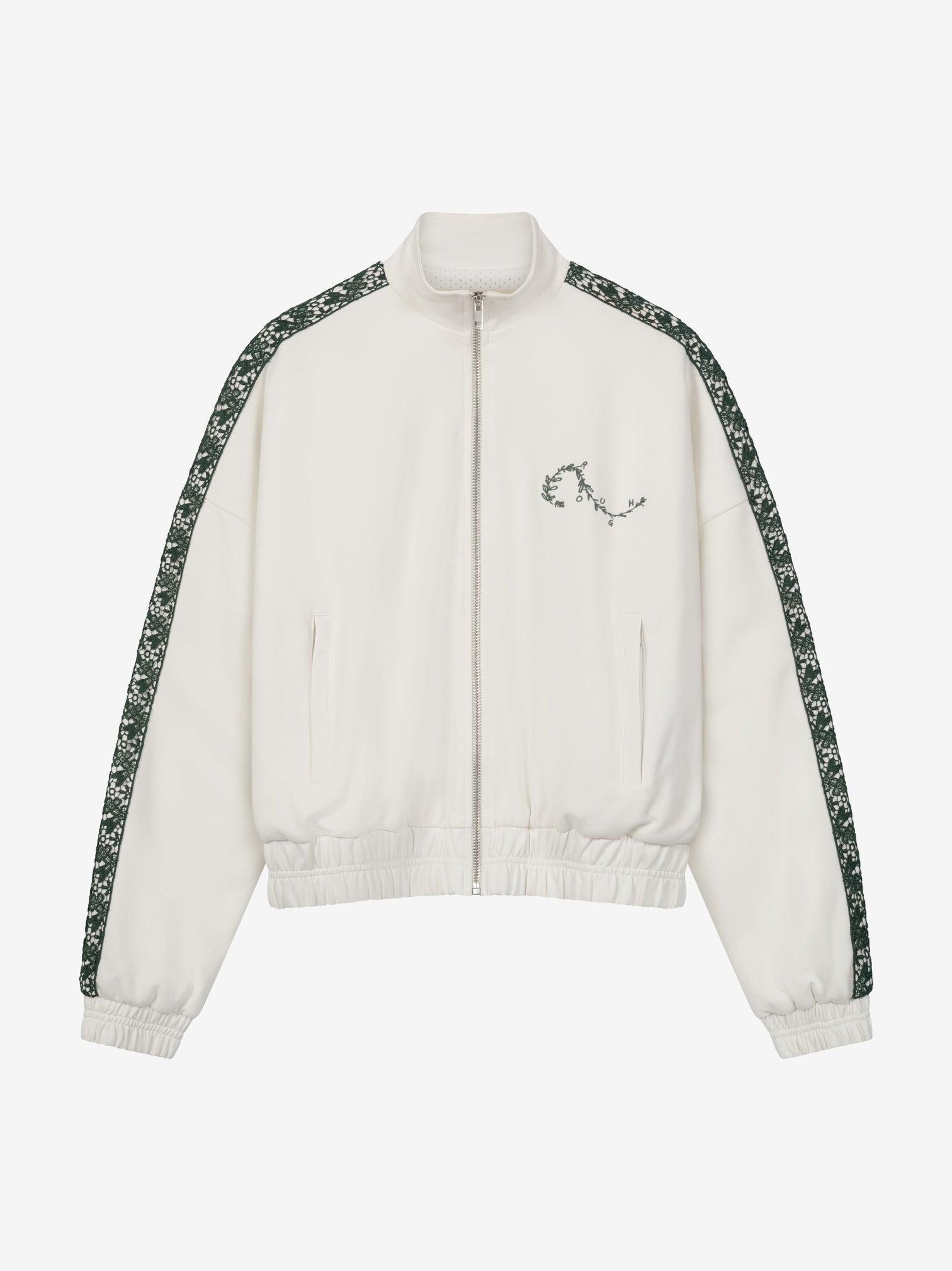 OLIVE TRACK JACKET OFF WHITE