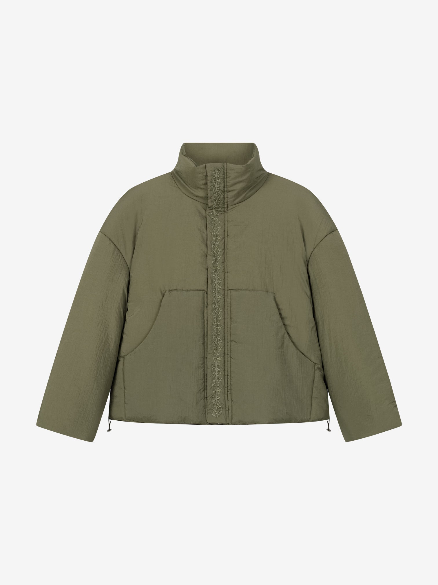 PUFFER JACKET DARK GREEN