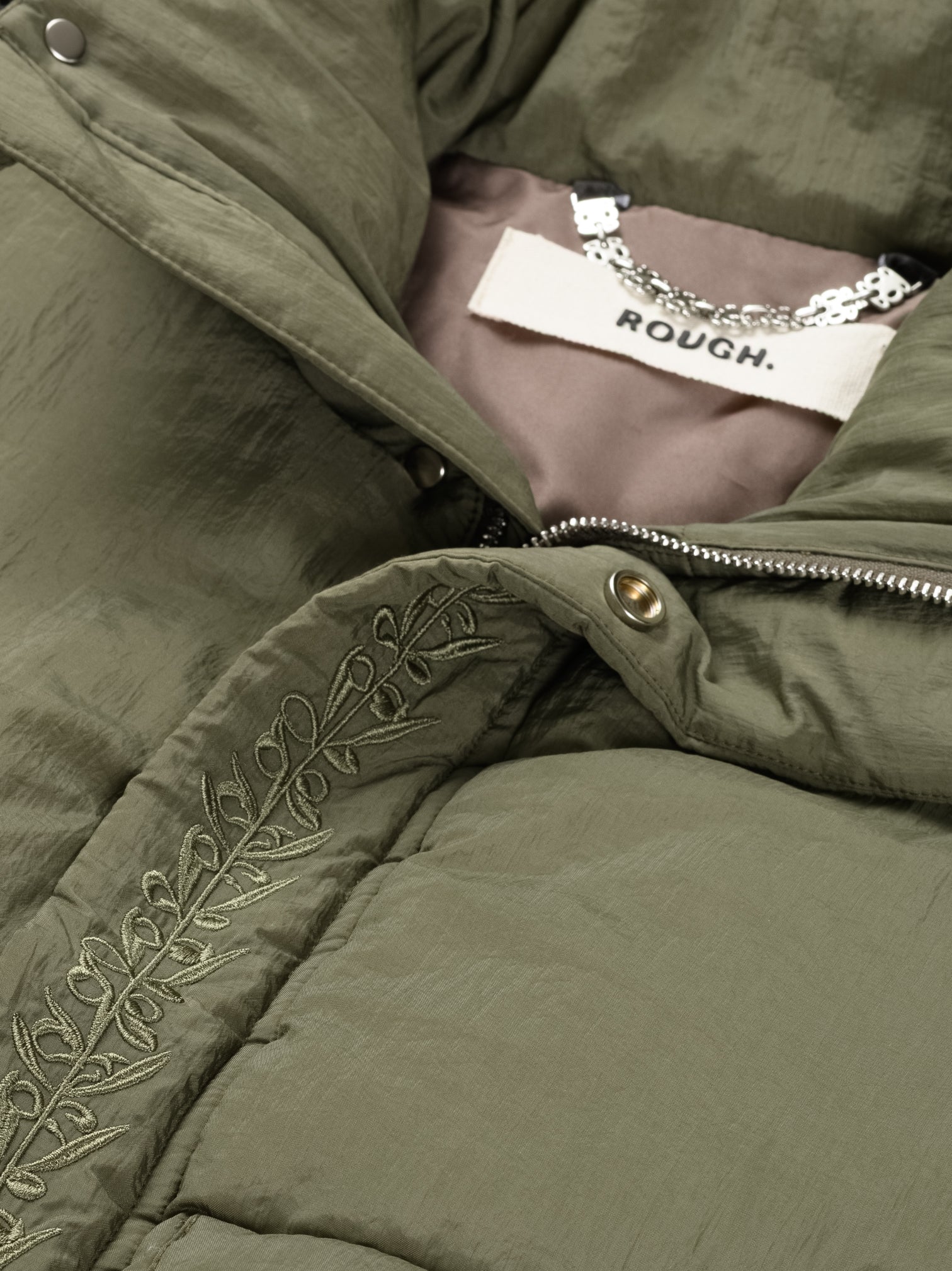 PUFFER JACKET DARK GREEN