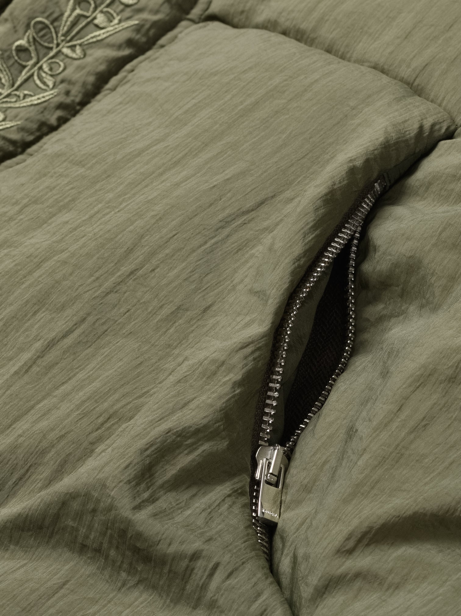 PUFFER JACKET DARK GREEN