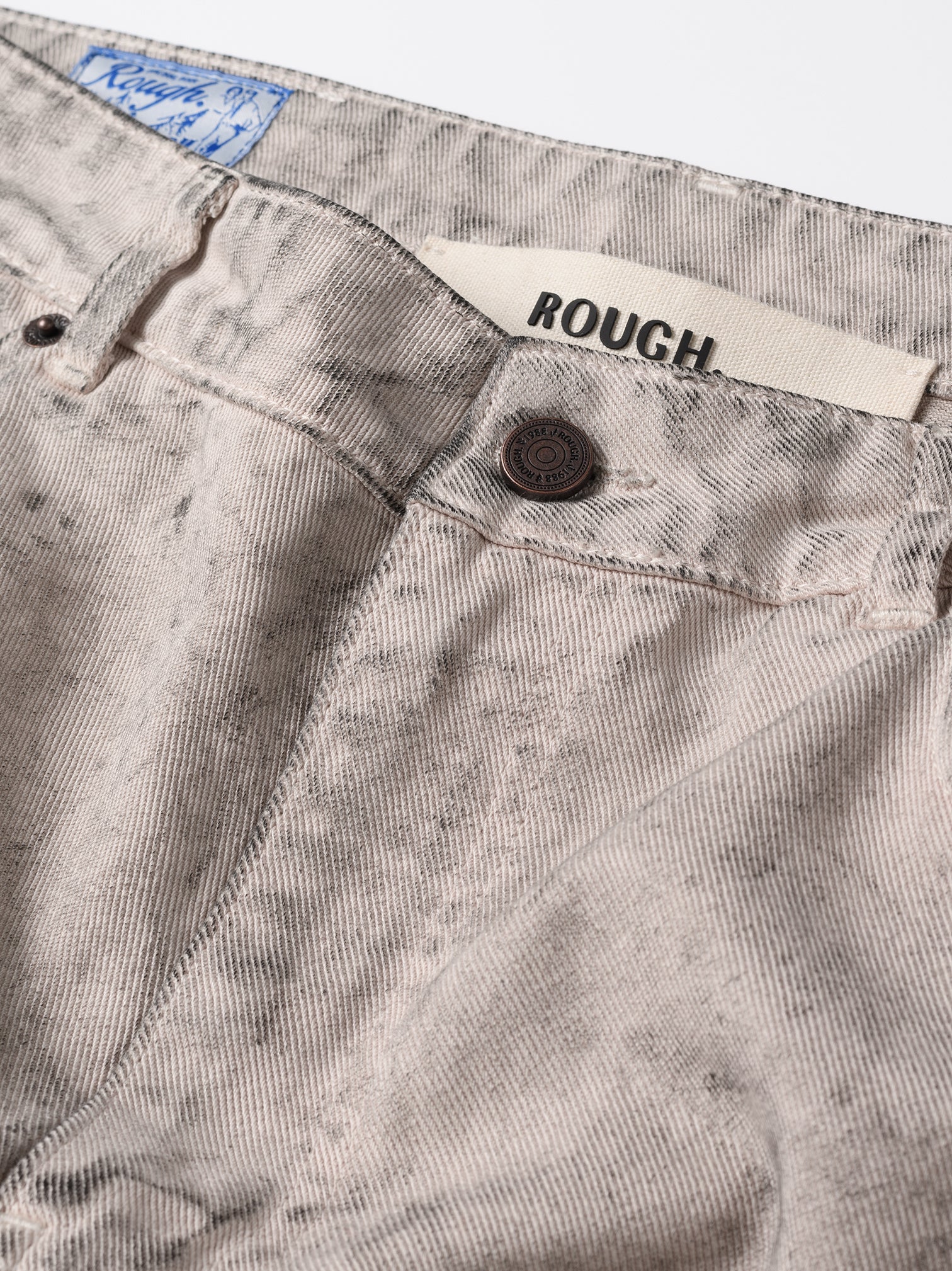 DEBOSSED DENIM PANTS