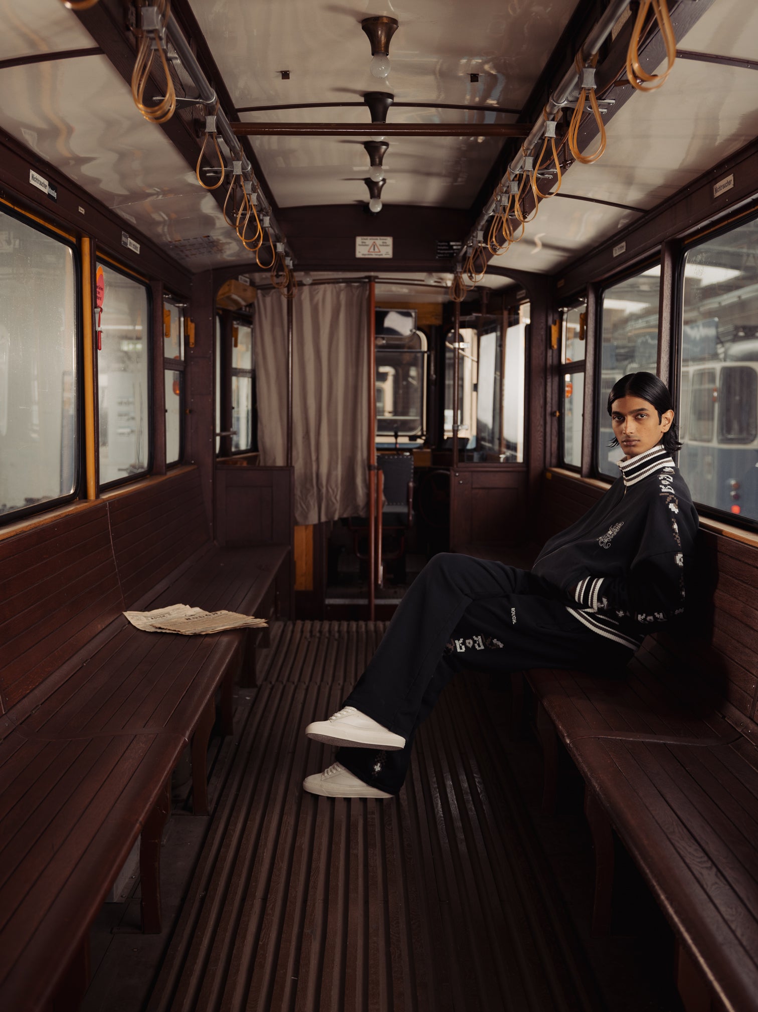 HIGH-RISE CROCHET COTTON PANTS