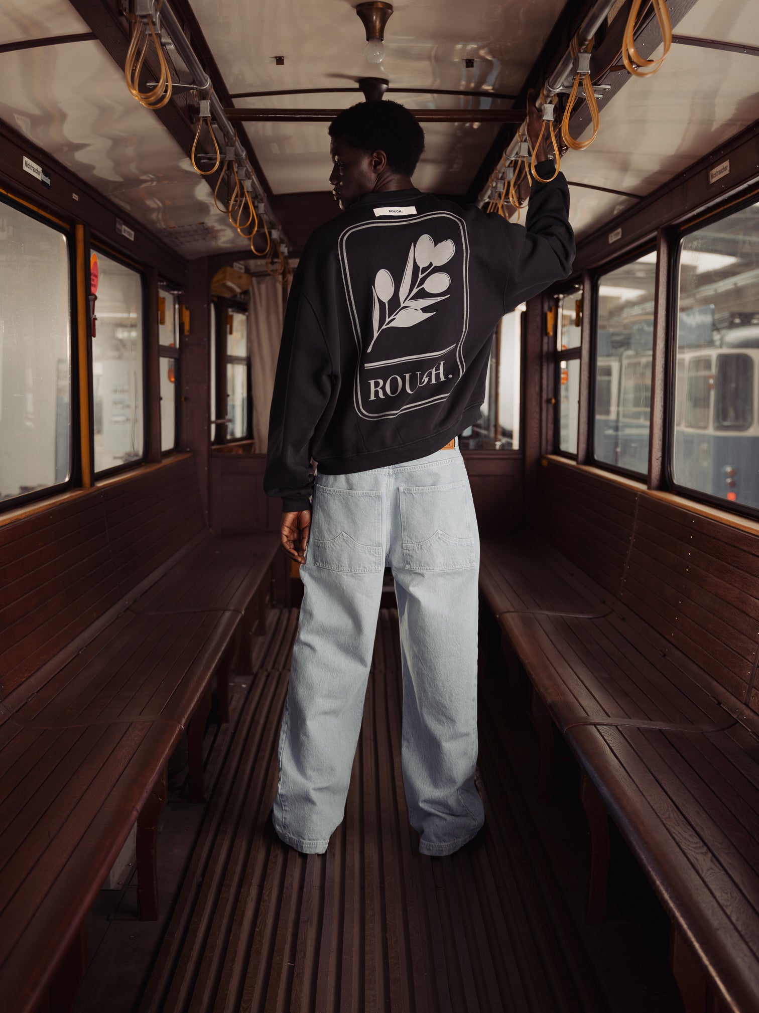 PINNED DOWN DENIM PANTS