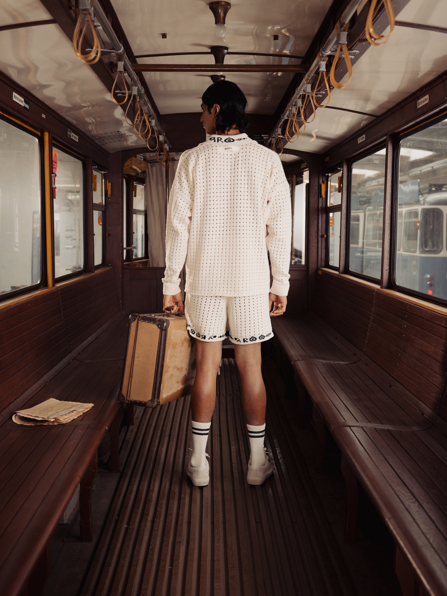 CROCHET POLO SHIRT
