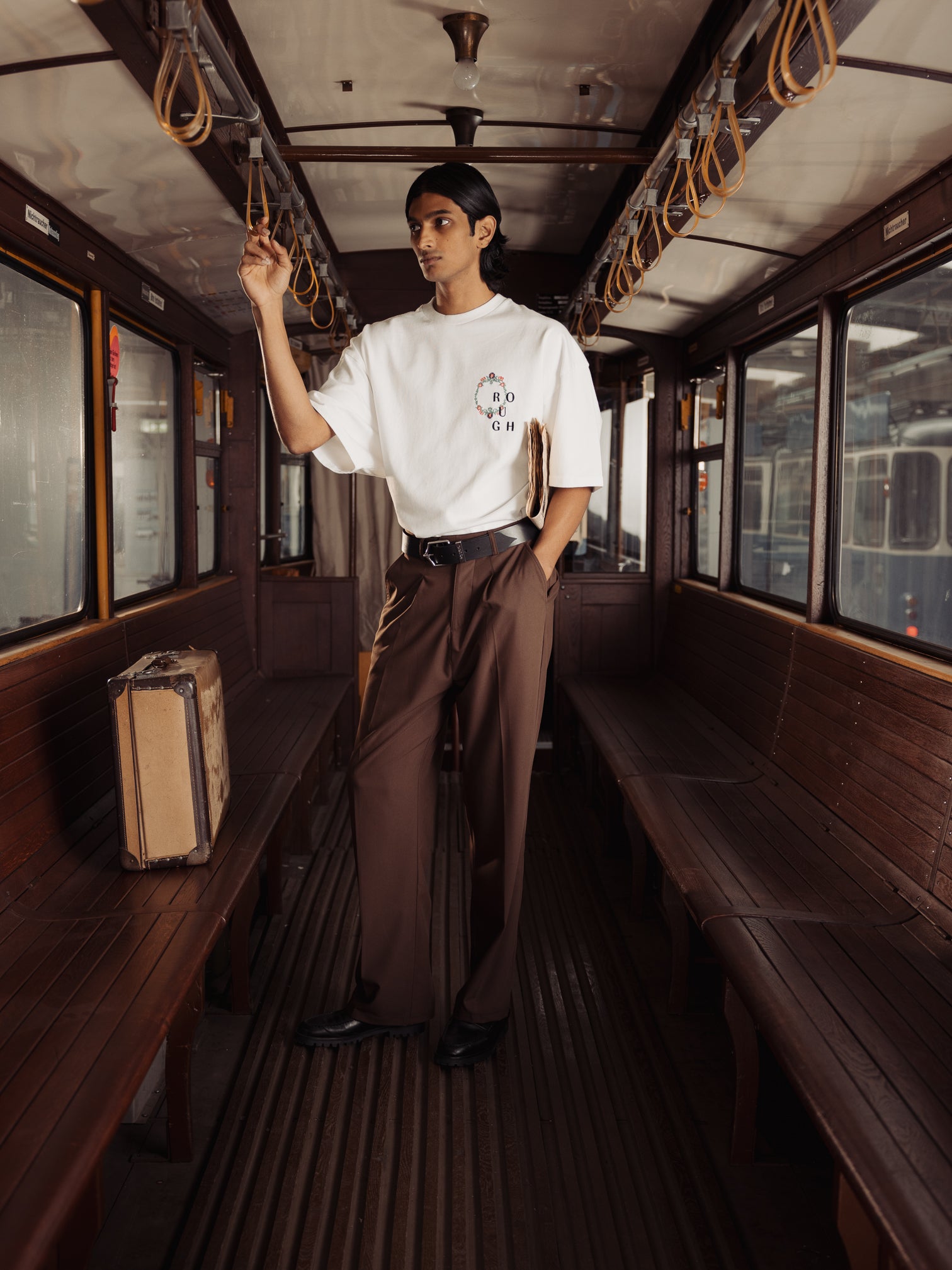 PLEATED MAJOR TROUSERS