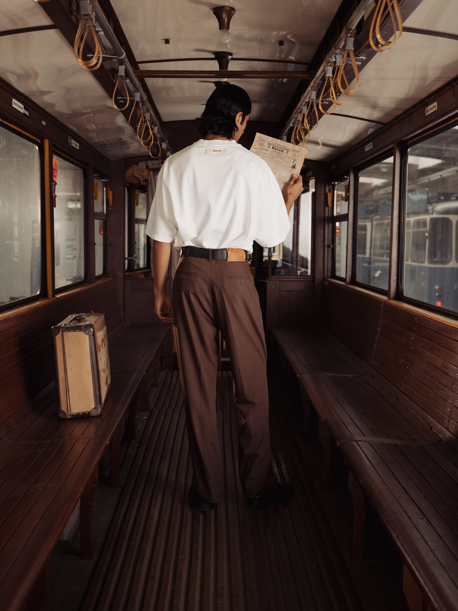 PLEATED MAJOR TROUSERS