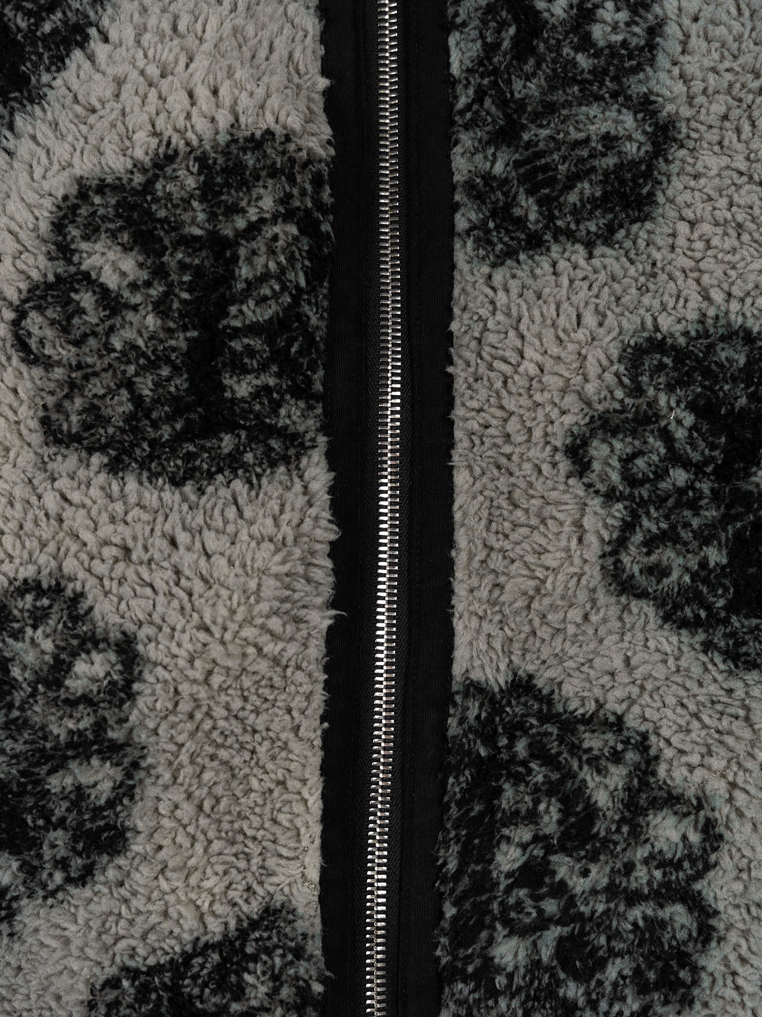 EMBLEM MONOGRAM FLEECE JACKET