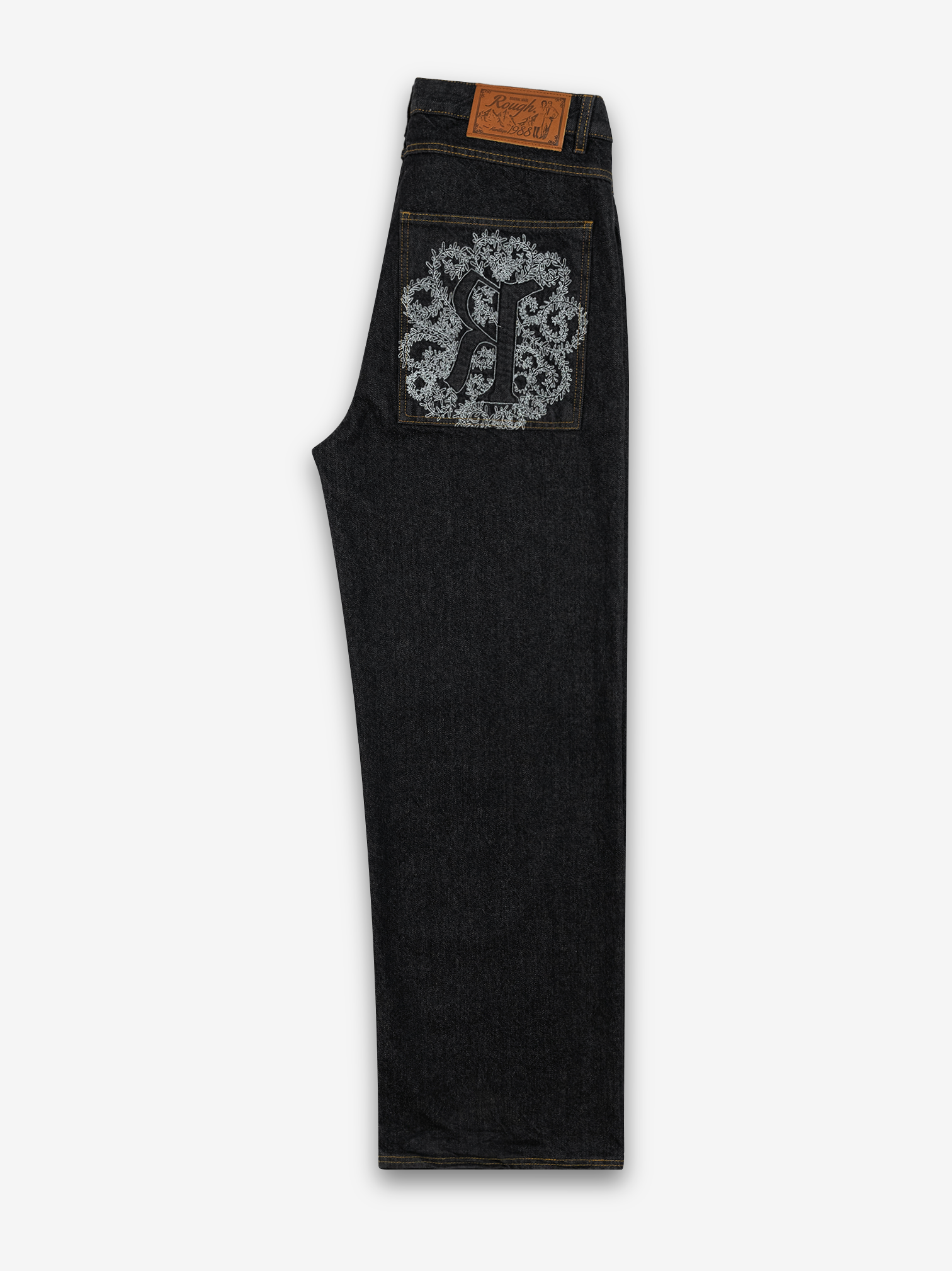 WREATH DENIM PANTS