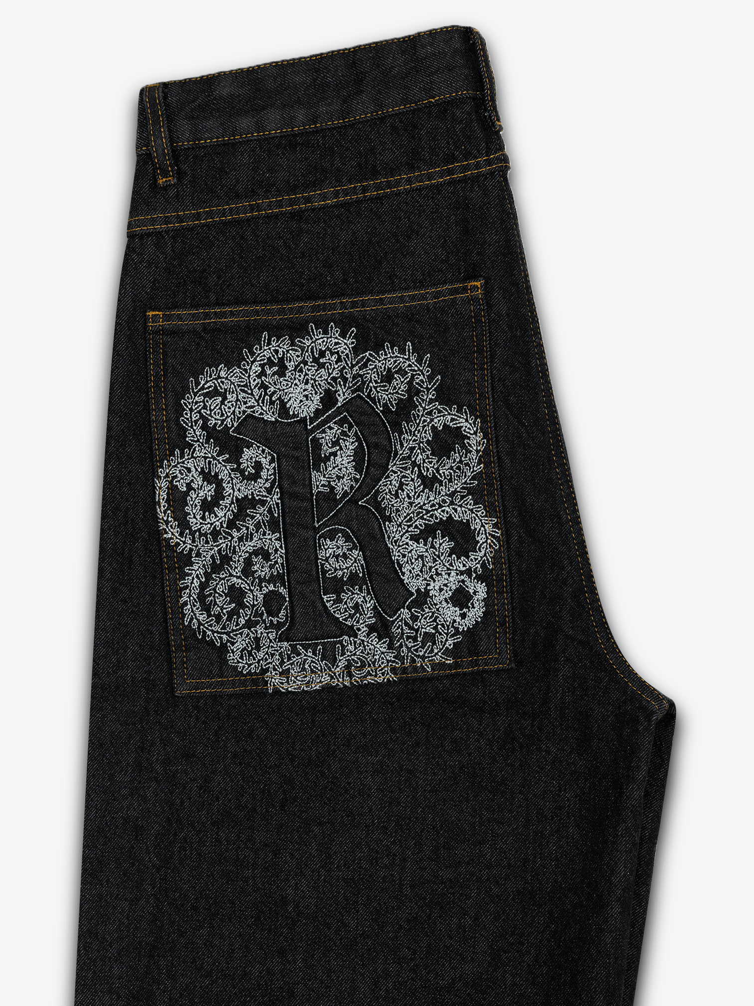 WREATH DENIM PANTS