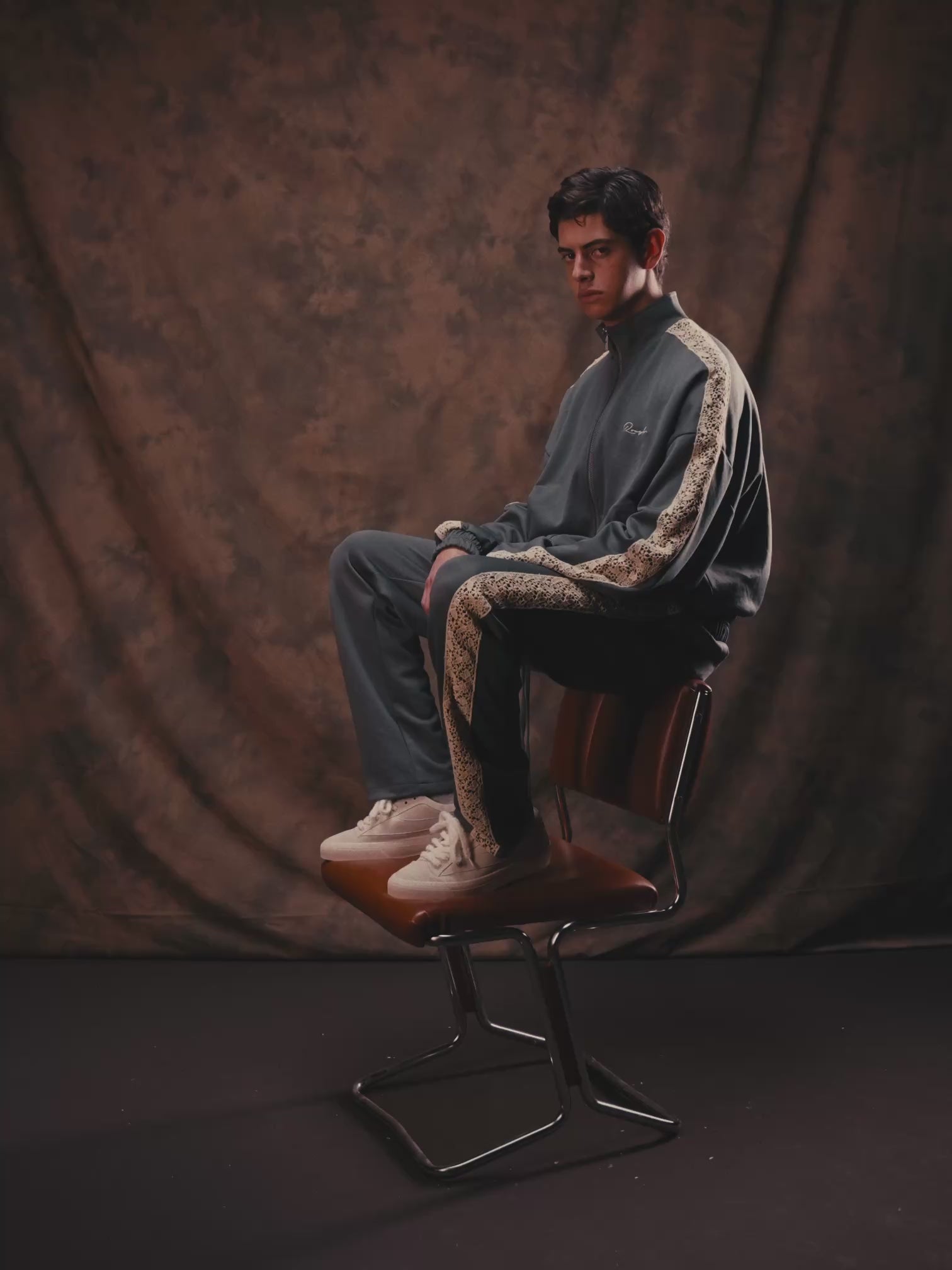 OLIVE SEME TRACK JACKET