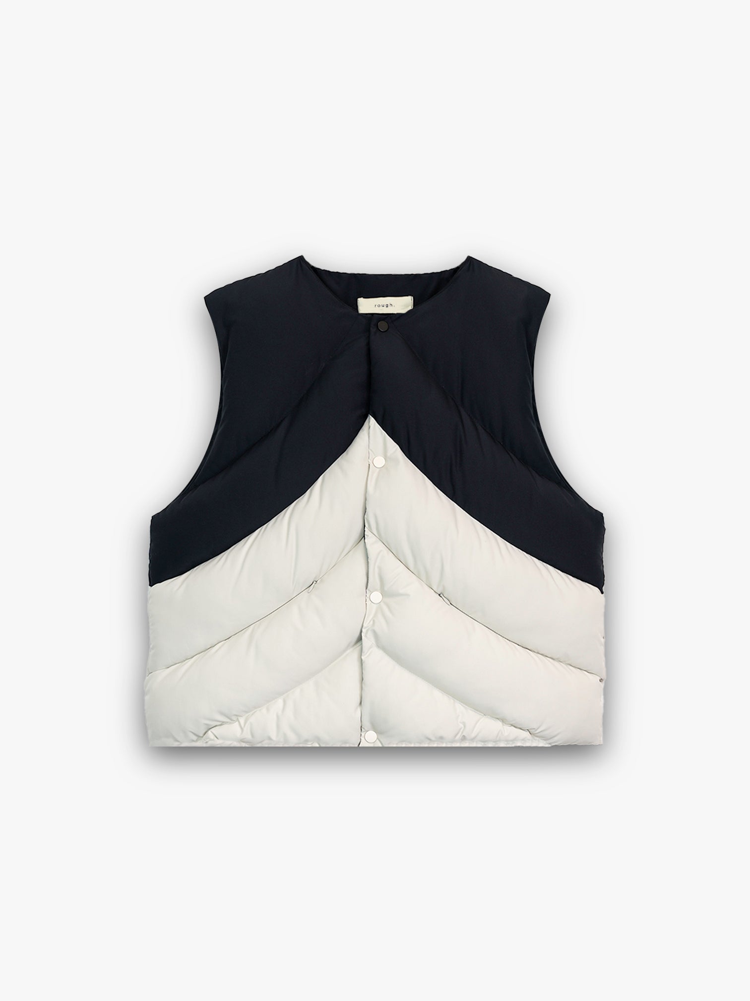 BICOLOR PUFFER VEST