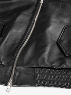 LEATHER BLOUSON