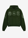 HALO HOODIE DARK GREEN