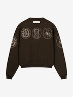 HALO SWEATSHIRT DARK CHOCOLATE