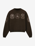 HALO SWEATSHIRT DARK CHOCOLATE