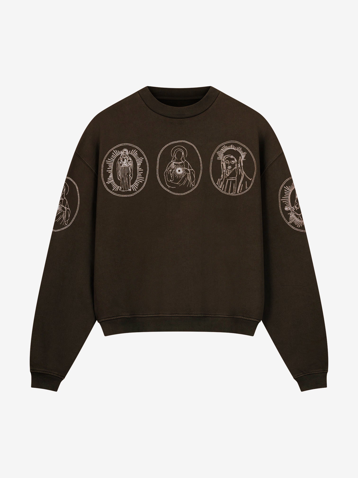 HALO SWEATSHIRT DARK CHOCOLATE