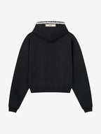 EMBROIDERED HOOD HOODIE