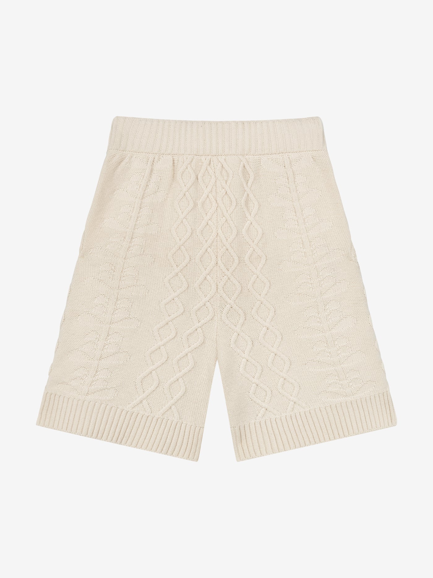 CABLE KNIT SHORTS