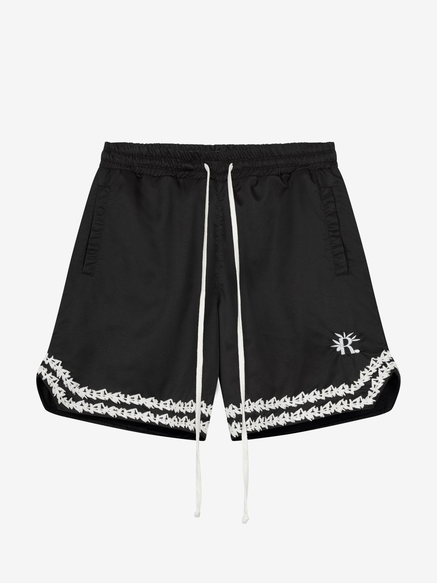 SHORTS WITH KNITTED OLIVES