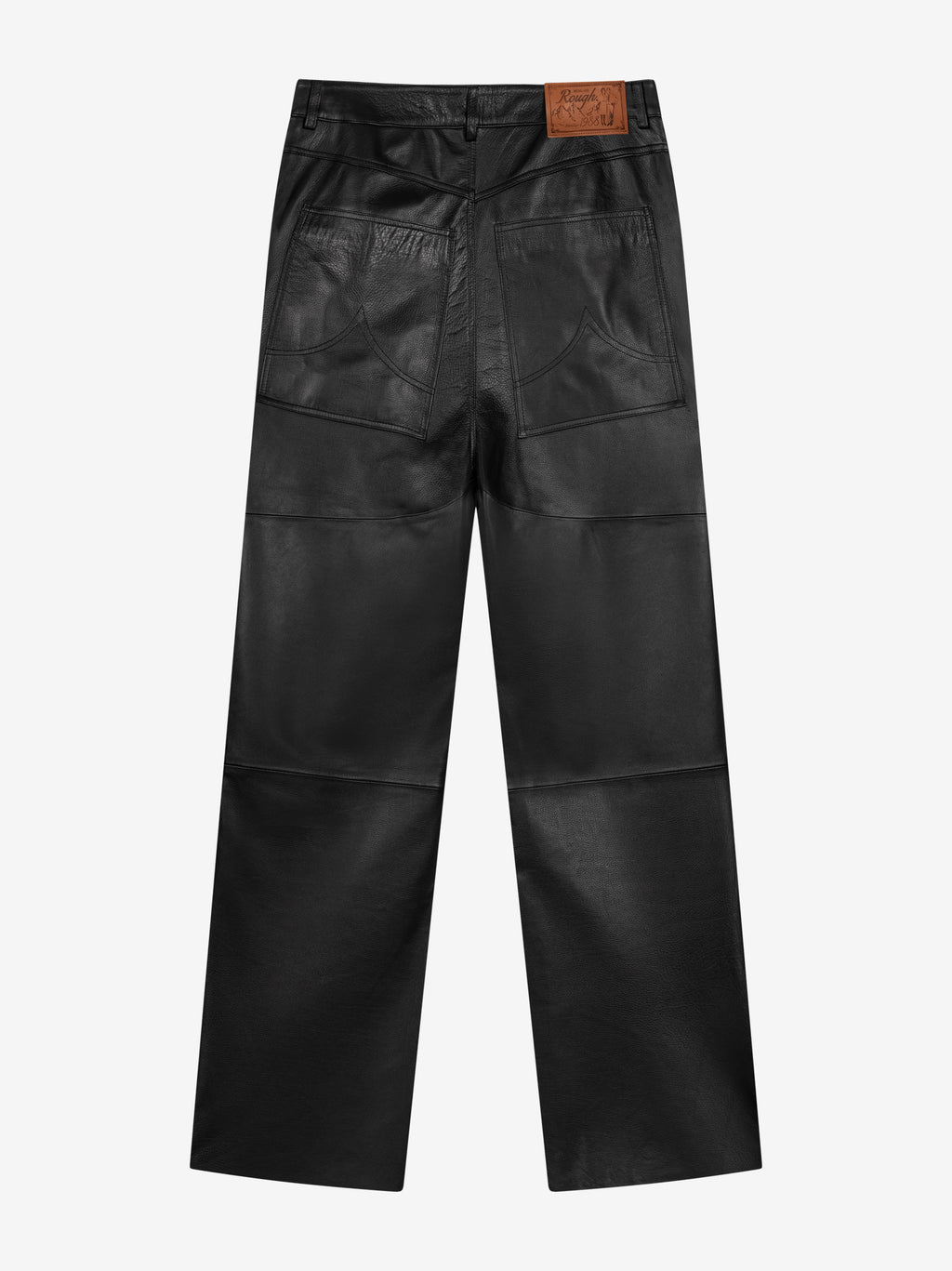 BOOTCUT LEATHER PANTS