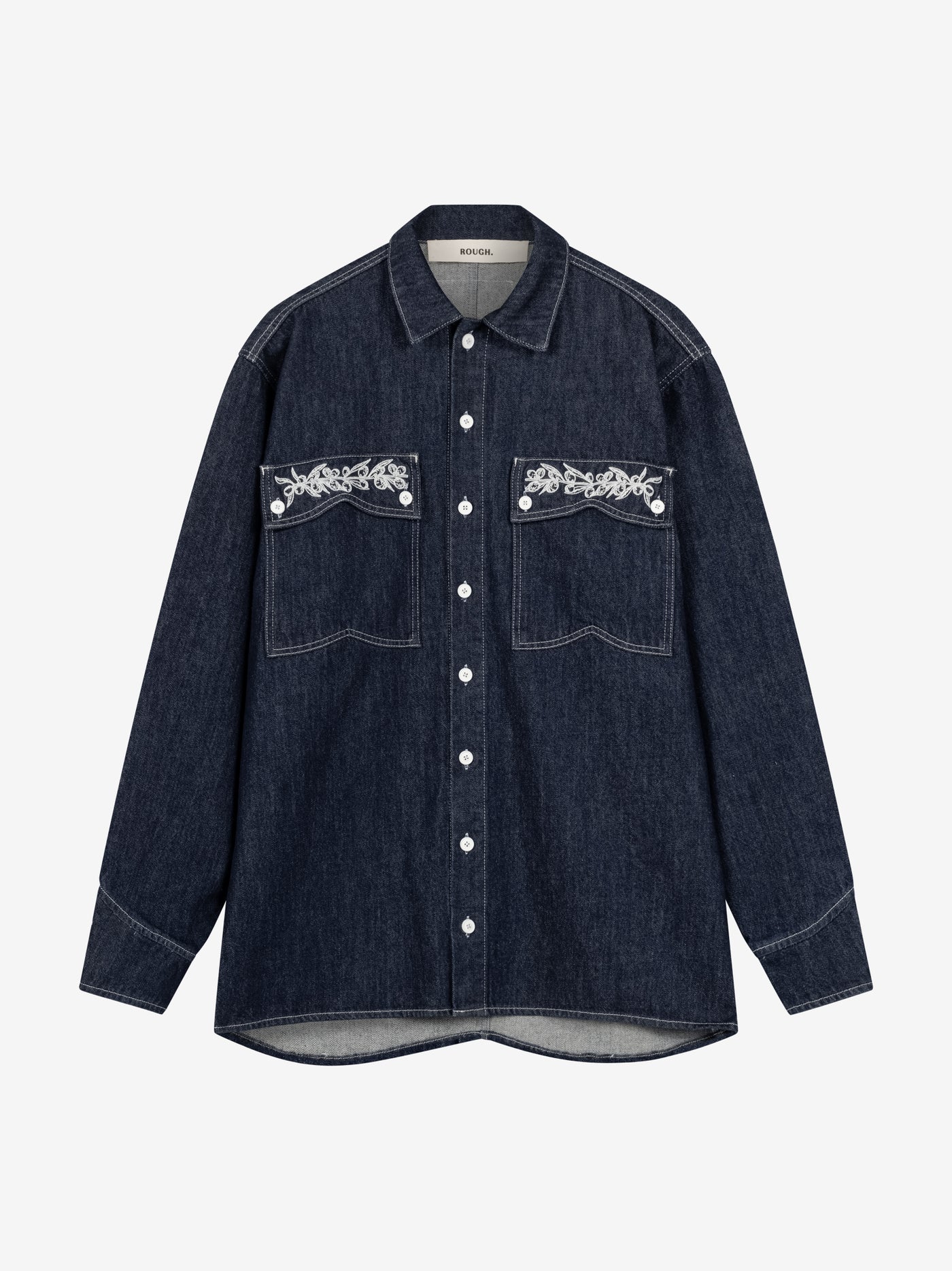 OLIVE DENIM SHIRT