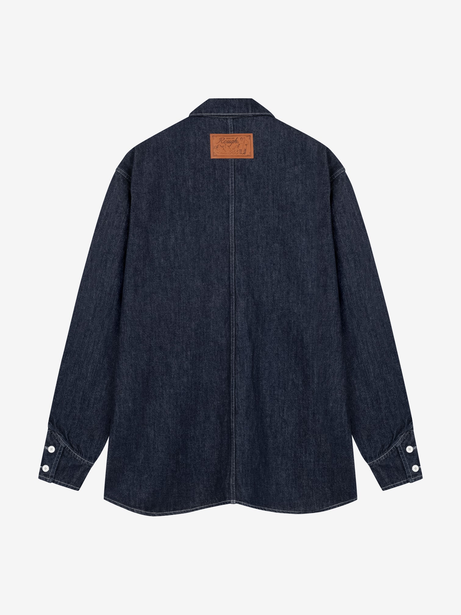 OLIVE DENIM SHIRT