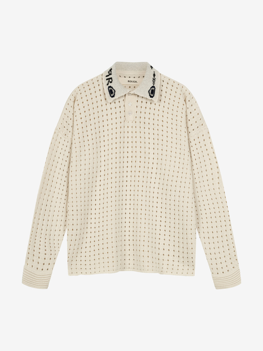 CROCHET POLO SHIRT