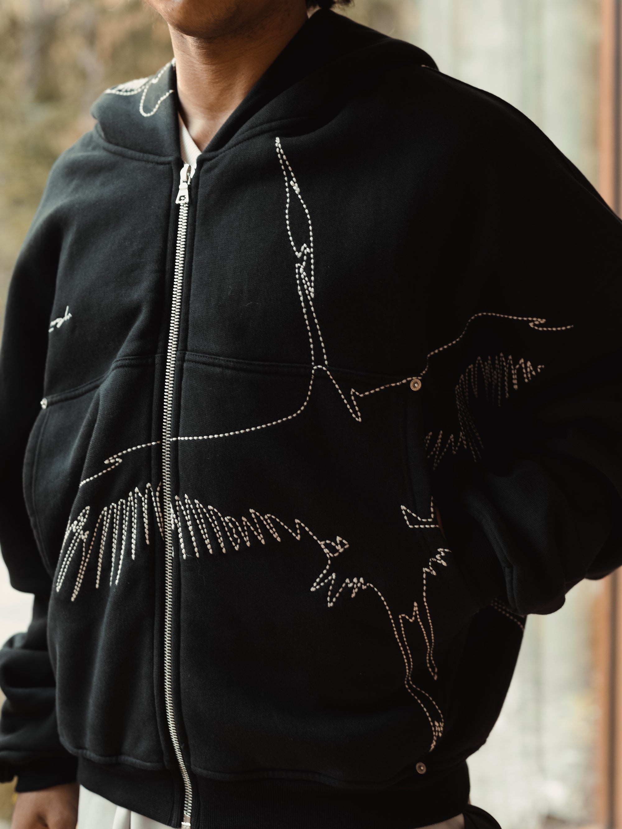 SPIRITUAL MESSENGER ZIP HOODIE