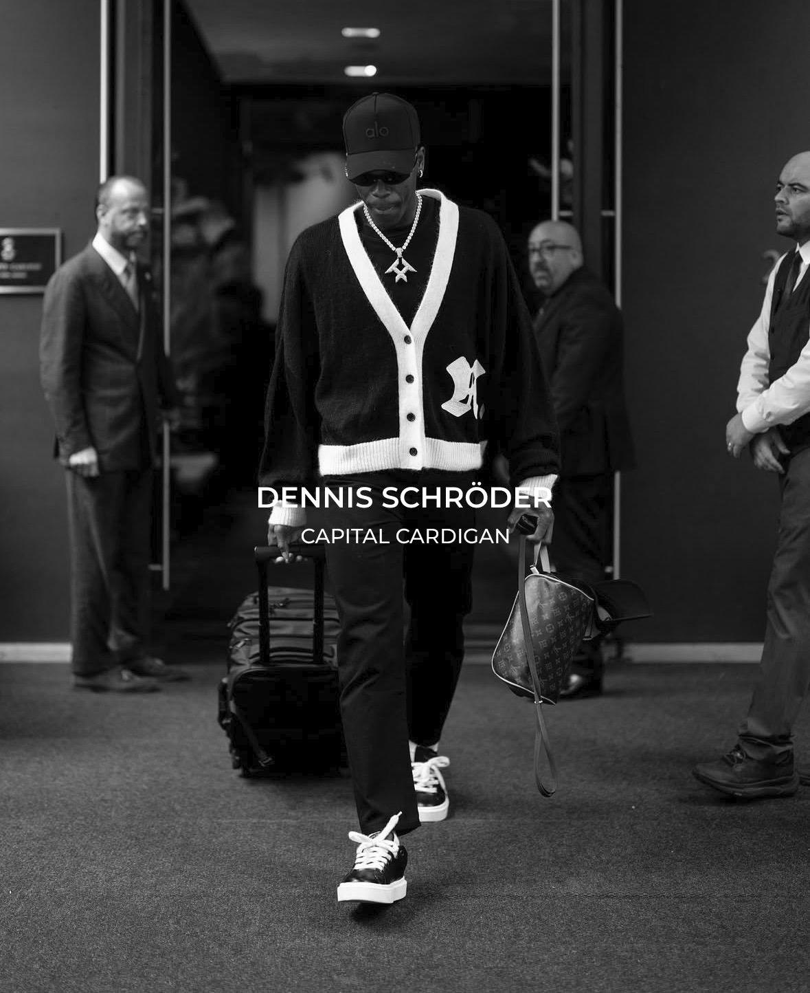 DENNIS SCHRÖDER in CAPITAL CARDIGAN by Rough.