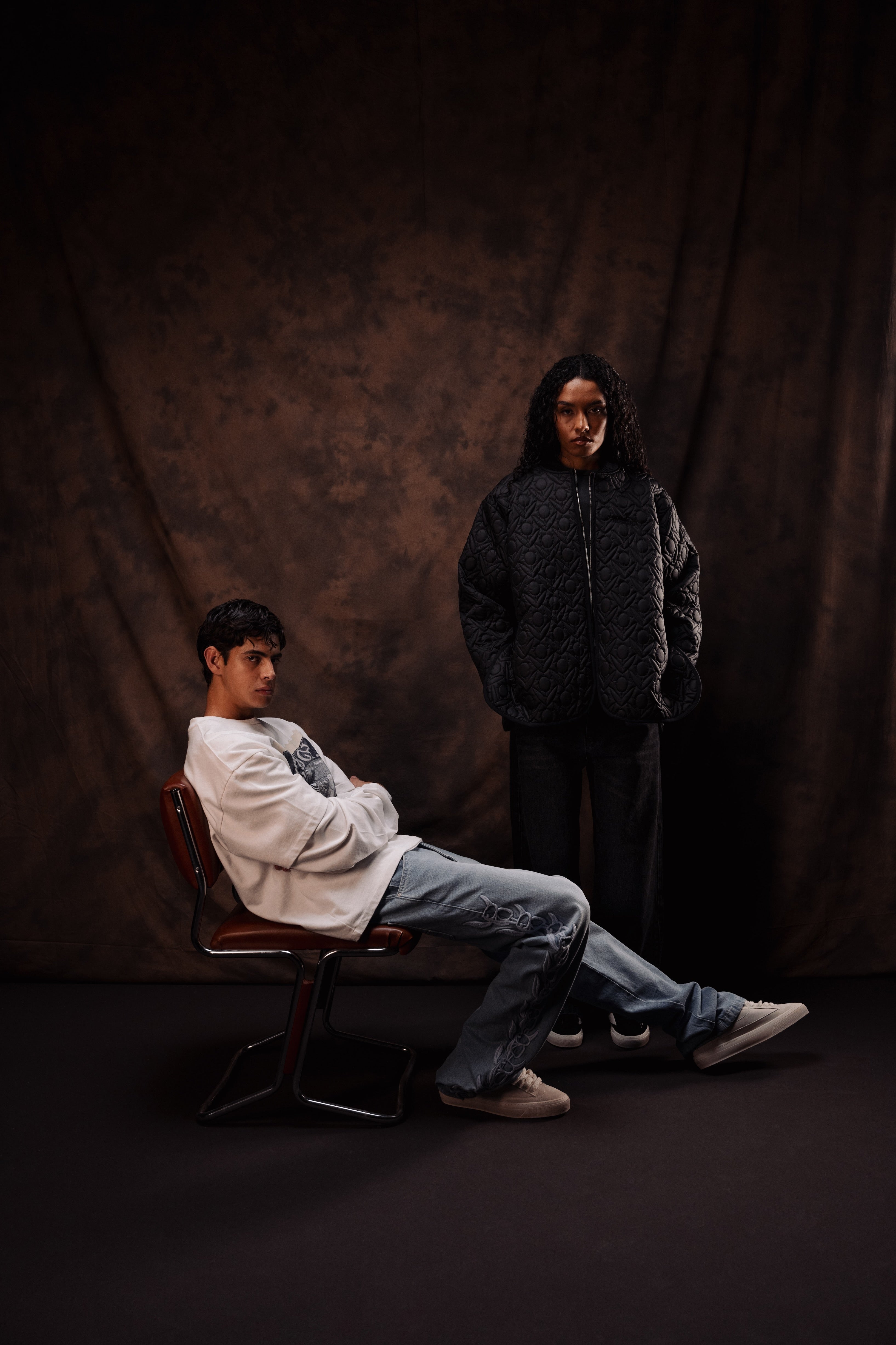 OLIVE PADDED JACKET