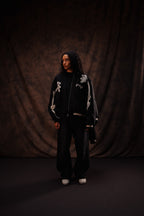 FLORAL VARSITY JACKET