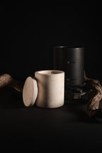 SCENTED TRAVERTINE CANDLE