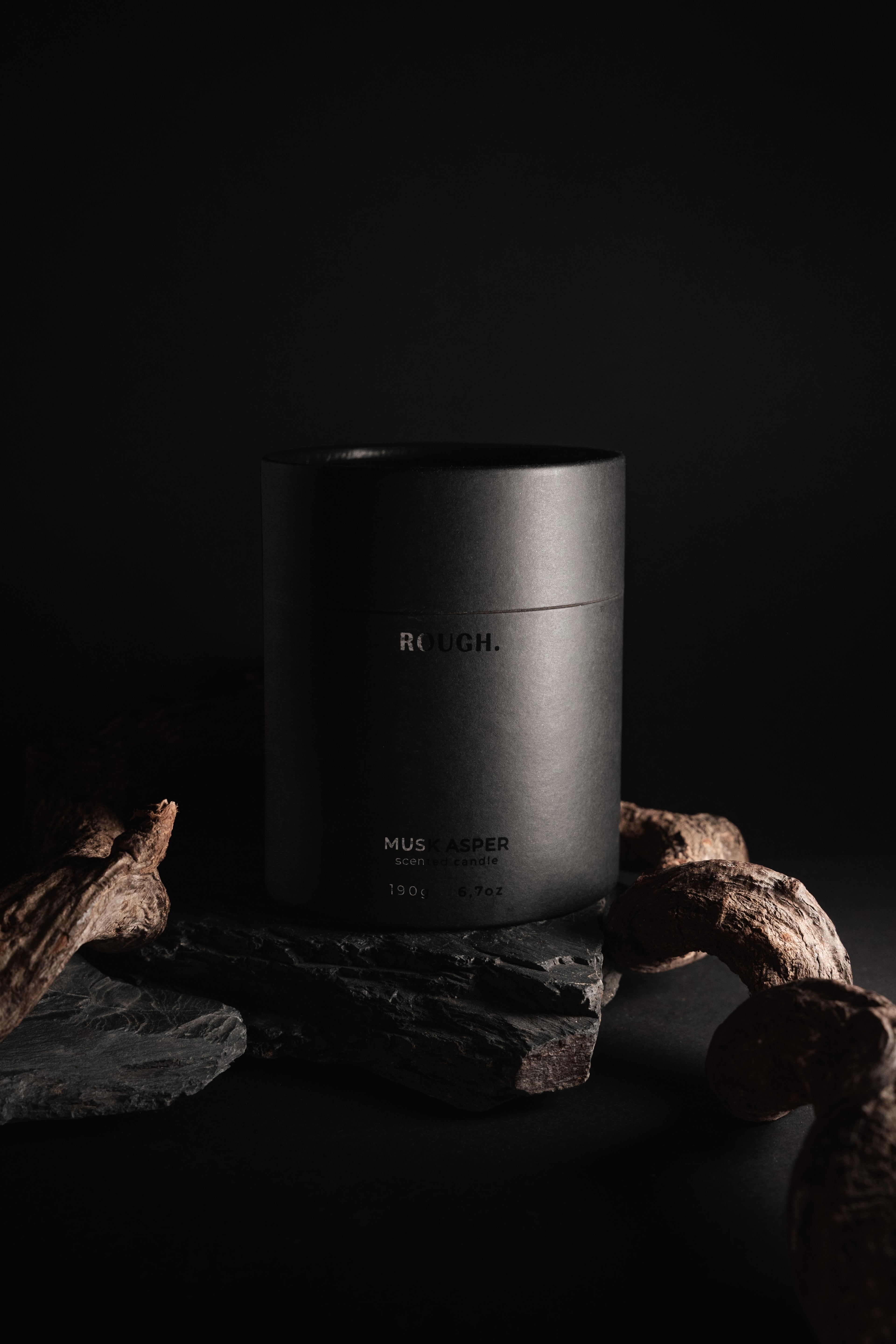 SCENTED TRAVERTINE CANDLE