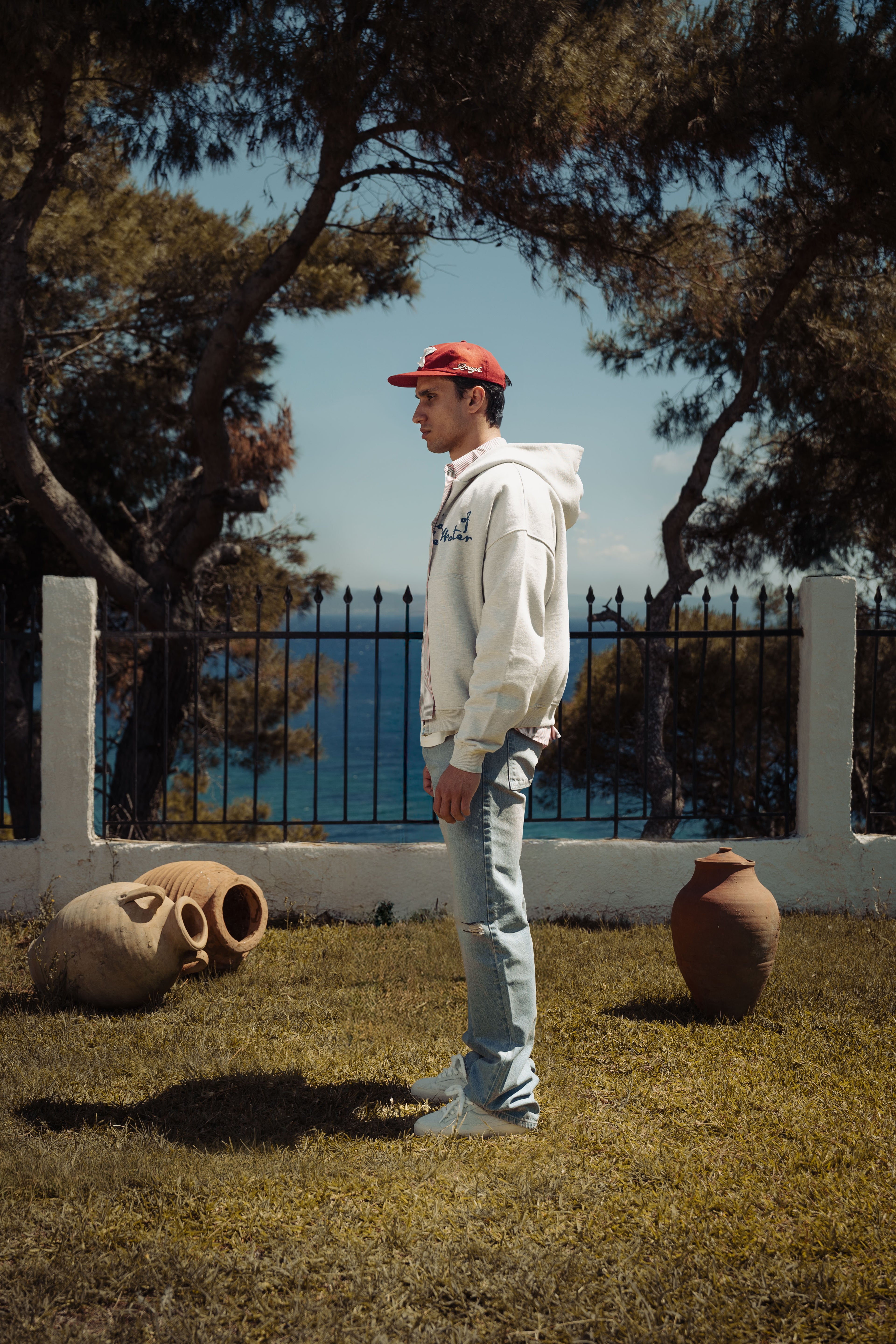 KYMATA ZIP HOODIE GREY