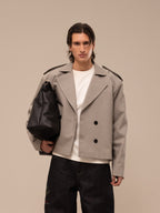 CROPPED TRENCH COAT