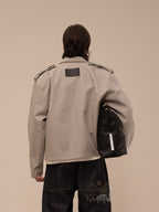 CROPPED TRENCH COAT